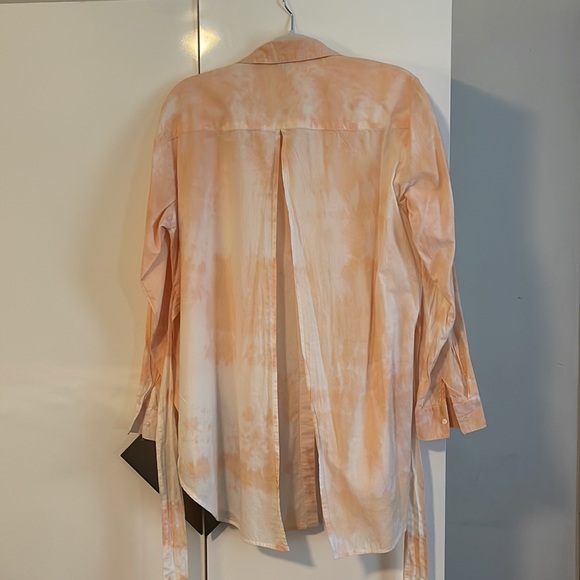 ASOS lightweight tie dye peach shirt or coverup Sz 6 - Picture 5 of 5